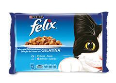 Felix Selecção de Peixes em Gelatina 4x100gr