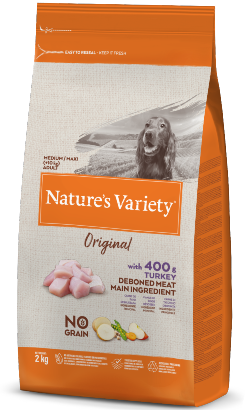 Nature Variety No Grain Cão Adulto Medium-Maxi Perú 10kg