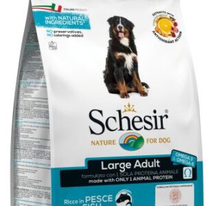 Schesir Nature Ração Cão Large Adulto Peixe 12kg 