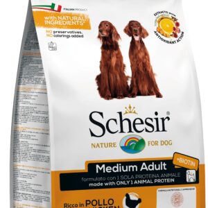 Schesir Nature Ração Cão Medium Adulto Frango 12kg 
