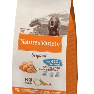 Nature Variety No Grain Cão Adulto Medium-Maxi Salmão 10kg