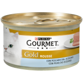 Gourmet Gold Mousse Peixe do Oceano 85gr