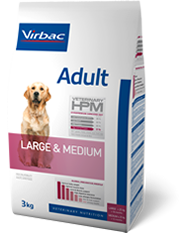 Virbac HPM adult dog large&medium 16kg