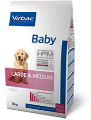 Virbac HPM baby dog large&medium 12kg
