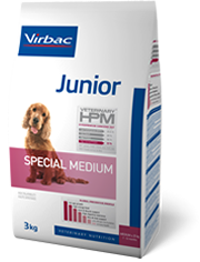 Virbac HPM junior dog special medium 12kg