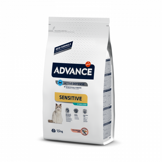 Advance Cat Sensitive Sterilized Salmão 1,5kg
